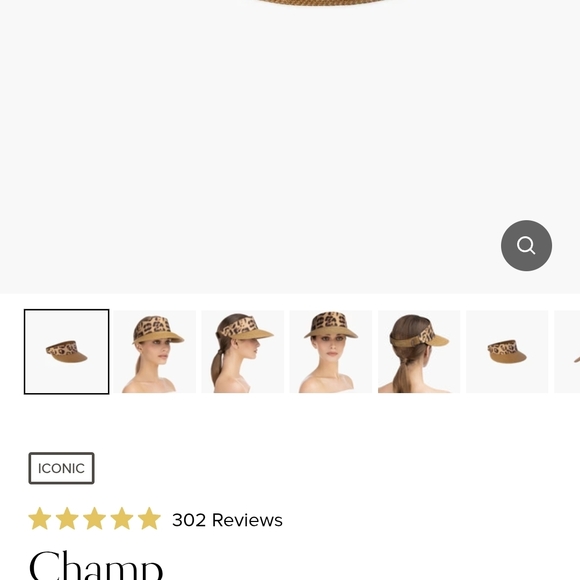 Eric Javits Leopard and Tan Visor - Picture 6 of 6